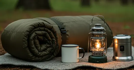 Family camping kit builder
