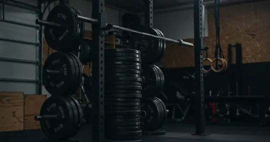 Home gym rack & plate hub