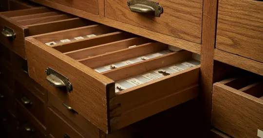 Natural history type specimen cabinet