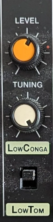 Low Tom control for Roland TR-08